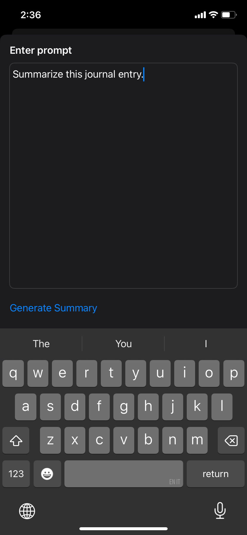 JournalStudio screen 5